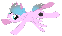 Size: 2040x1189 | Tagged: safe, artist:dyonys, imported from derpibooru, oc, oc:pink smoke, pegasus, female, flying, mare, simple background, transparent background