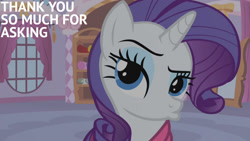 Size: 1280x720 | Tagged: safe, edit, edited screencap, editor:quoterific, imported from derpibooru, screencap, rarity, pony, unicorn, season 1, suited for success, carousel boutique, duckface, female, mare, mirror, solo