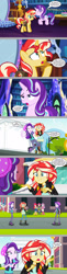 Size: 1110x4553 | Tagged: safe, artist:silverbuller, imported from derpibooru, apple bloom, bon bon, lyra heartstrings, scootaloo, starlight glimmer, sunset shimmer, sweetie belle, sweetie drops, equestria girls, mirror magic, movie magic, spoiler:eqg specials, comic, time paradox