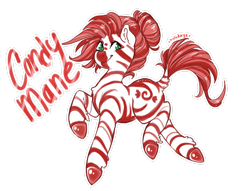 Size: 2801x2141 | Tagged: safe, artist:holidaye, imported from derpibooru, oc, oc:candy mane, pony, zebra, female, simple background, solo, transparent background