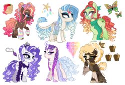 Size: 1024x692 | Tagged: safe, artist:marihht, imported from derpibooru, oc, oc only, earth pony, pony, unicorn, base used, choker, clothes, colored hooves, feather boa, female, glasses, jewelry, leg warmers, leonine tail, mare, offspring, parent:applejack, parent:big macintosh, parent:cheese sandwich, parent:fancypants, parent:pinkie pie, parent:princess cadance, parent:princess skystar, parent:rarity, parent:tree hugger, parent:trouble shoes, parents:cheesepie, parents:raridance, parents:raripants, parents:skyity, parents:treemac, parents:troublejack, scarf, simple background, tail, tiara, transparent background, unshorn fetlocks