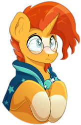 Size: 1888x2888 | Tagged: safe, artist:czu, imported from derpibooru, sunburst, pony, unicorn, bust, cloak, clothes, coat markings, cute, ear fluff, facial hair, glasses, goatee, male, portrait, simple background, socks (coat markings), solo, stallion, sunbetes, sunburst's cloak, transparent background