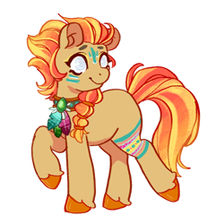 Size: 1280x1326 | Tagged: safe, artist:holidaye, imported from derpibooru, oc, oc:sonora, earth pony, pony, female, mare, simple background, solo, transparent background