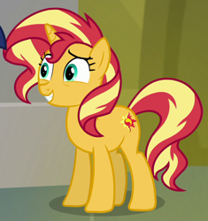 Size: 638x678 | Tagged: safe, imported from derpibooru, screencap, sunset shimmer, twilight sparkle, pony, unicorn, equestria girls, equestria girls series, forgotten friendship, cropped, cute, female, mare, shimmerbetes, solo focus