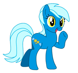 Size: 753x698 | Tagged: safe, artist:mattiedrawsponies, imported from derpibooru, starbeam, earth pony, pony, colored, cute, female, g3, g3 adorabeam, g3 to g4, g4, generation leap, hoof hold, mare, open mouth, open smile, simple background, smiling, transparent background, vector