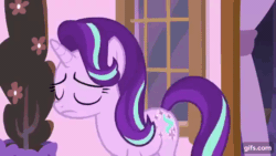Size: 640x360 | Tagged: safe, edit, edited screencap, editor:quoterific, imported from derpibooru, screencap, starlight glimmer, twilight sparkle, alicorn, pony, unicorn, a royal problem, season 7, animated, cute, duo, eyes closed, female, gif, gifs.com, hug, impact font, mare, open mouth, open smile, smiling, tell me everything, text, twiabetes, twilight sparkle (alicorn)