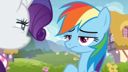 Size: 1920x1080 | Tagged: safe, imported from derpibooru, screencap, rainbow dash, rarity, the end in friend