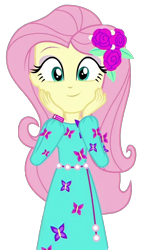 Size: 1215x2014 | Tagged: safe, edit, edited screencap, imported from derpibooru, screencap, fluttershy, equestria girls, equestria girls series, background removed, cute, flower, flower in hair, not a vector, shyabetes, simple background, solo, transparent background