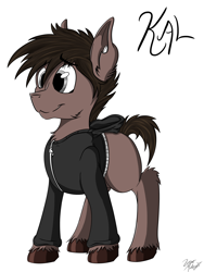 Size: 3024x4032 | Tagged: safe, artist:officiallunardj, imported from derpibooru, oc, oc:kal, pony, clothes, solo