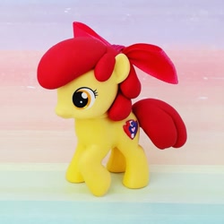 Size: 1425x1425 | Tagged: safe, artist:totallysparkler, imported from derpibooru, apple bloom, earth pony, pony, irl, photo, solo, toy
