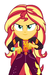 Size: 1058x1538 | Tagged: safe, edit, edited screencap, imported from derpibooru, screencap, sunset shimmer, equestria girls, equestria girls series, sunset's backstage pass!, spoiler:eqg series (season 2), female, not a vector, simple background, solo, transparent background
