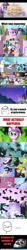 Size: 438x4096 | Tagged: safe, edit, edited screencap, imported from derpibooru, screencap, pinkie pie, princess cadance, rarity, shining armor, twilight sparkle, changeling, pony, a canterlot wedding, season 2, my little brony, party cannon