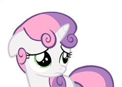 Size: 1005x720 | Tagged: safe, edit, edited screencap, imported from derpibooru, screencap, sweetie belle, pony, unicorn, season 2, sisterhooves social, background removed, cute, diasweetes, female, filly, floppy ears, foal, not a vector, simple background, transparent background