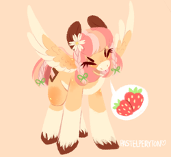 Size: 960x879 | Tagged: safe, artist:pastelperyton, imported from derpibooru, oc, oc only, pegasus, pony, braid, solo, unshorn fetlocks