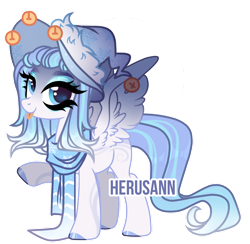 Size: 1280x1249 | Tagged: safe, artist:herusann, imported from derpibooru, oc, oc only, pegasus, pony, :p, base used, clothes, eyelashes, female, hat, hoof polish, makeup, mare, pegasus oc, scarf, simple background, smiling, solo, tongue out, transparent background, wings, witch hat