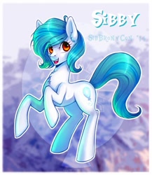 Size: 524x604 | Tagged: safe, artist:limreiart, imported from derpibooru, oc, oc:sibby, earth pony, mascot, sibbronycon, solo