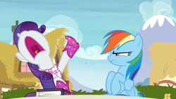 Size: 1920x1080 | Tagged: safe, imported from derpibooru, screencap, rainbow dash, rarity, the end in friend, angry, boots, glitter boots, mawshot, nose in the air, open mouth, screaming, shoes, uvula, volumetric mouth, yelling