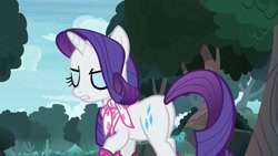 Size: 1920x1080 | Tagged: safe, imported from derpibooru, screencap, rarity, the end in friend, boots, butt, glitter boots, plot, shoes