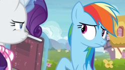 Size: 1920x1080 | Tagged: safe, imported from derpibooru, screencap, rainbow dash, rarity, the end in friend