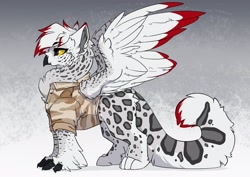 Size: 3507x2481 | Tagged: safe, artist:arctic-fox, imported from derpibooru, oc, oc only, griffon, griffon oc, solo