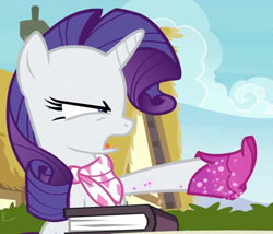 Size: 1092x936 | Tagged: safe, imported from derpibooru, screencap, rarity, the end in friend, boots, cropped, glitter boots, shoes, solo