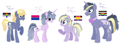 Size: 1280x480 | Tagged: safe, artist:bookieverse-nextgen, artist:pure-blue-heart, imported from derpibooru, star tracker, twilight sparkle, oc, oc:comet flash, oc:nova flare, alicorn, asexual pride flag, base used, bisexual pride flag, body freckles, bookieverse, family, female, folded wings, freckles, headcanon, heteroflexible pride flag, male, next generation, offspring, panromantic pride flag, parent:star tracker, parent:twilight sparkle, parents:twitracker, pride, pride flag, redesign, sexuality headcanon, shipping, simple background, straight, straight ally flag, transparent background, twilight sparkle (alicorn), twitracker, white background, wings