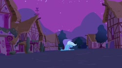 Size: 1280x720 | Tagged: safe, imported from derpibooru, screencap, trixie, pony, magic duel, night, solo, tripsie