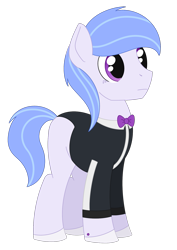 Size: 1325x1873 | Tagged: safe, artist:dyonys, imported from derpibooru, oc, oc:3a-c, android, earth pony, pony, robot, robot pony, bowtie, clothes, male, simple background, stallion, suit, transparent background