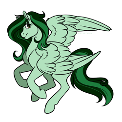 Size: 3000x3000 | Tagged: safe, artist:acry-artwork, imported from derpibooru, oc, oc only, oc:eden shallowleaf, pegasus, pegasus oc, simple background, solo, transparent background, wings