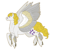 Size: 4300x3600 | Tagged: safe, artist:sashakruchkinatv, imported from derpibooru, surprise, pony, colored wings, feathered fetlocks, g1, generation leap, high res, multicolored wings, simple background, solo, transparent background, wings