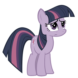 Size: 3629x3629 | Tagged: safe, anonymous artist, artist:shurtugalron, edit, imported from derpibooru, twilight sparkle, earth pony, pony, the return of harmony, discorded, discorded twilight, earth pony twilight, female, high res, race swap, simple background, solo, transparent background, twilight tragedy, vector