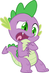 Size: 2028x3000 | Tagged: safe, artist:valadrem, imported from derpibooru, spike, dragon, season 3, the crystal empire, .svg available, male, open mouth, simple background, solo, transparent background, vector