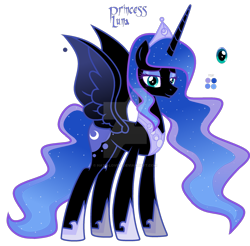 Size: 1280x1257 | Tagged: safe, artist:hate-love12, imported from derpibooru, nightmare moon, alicorn, pony, deviantart watermark, female, lidded eyes, looking at you, mare, obtrusive watermark, simple background, smiling, smiling at you, solo, spread wings, transparent background, watermark, wings