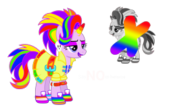 Size: 4000x2500 | Tagged: safe, edit, imported from derpibooru, vector edit, starlight glimmer, pony, unicorn, 1000 hours in ms paint, clothes, colored horn, dress, dyed mane, edgelight glimmer, eyeshadow, eyestrain warning, female, gay pride flag, gradient horn, grayscale, horn, lesbian, lesbian pride flag, lidded eyes, lipstick, makeup, monochrome, needs more saturation, no, pride, pride flag, purple lipstick, rainbow, shoes, show accurate, simple background, skull, smiling, standing, text, transgender pride flag, transparent background, transparent text, vector, wat, x