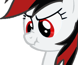 Size: 614x514 | Tagged: safe, artist:blackjackpone, edit, imported from derpibooru, oc, oc only, oc:blackjack, pony, fallout equestria, fallout equestria: project horizons, angry, bust, female, mare, scrunchy face, simple background, solo, transparent background