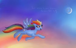 Size: 1600x1024 | Tagged: safe, artist:rainbowspine, imported from derpibooru, rainbow dash, flying, solo