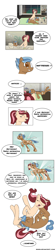 Size: 1155x5194 | Tagged: safe, artist:binidi, imported from derpibooru, oc, oc only, pony, comic, dialogue, female, male, mare, simple background, stallion, white background