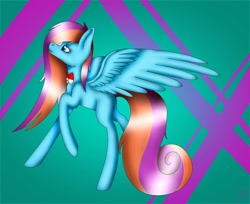 Size: 2711x2212 | Tagged: safe, artist:maneblue, imported from derpibooru, oc, oc only, pegasus, pony, abstract background, pegasus oc, solo, wings