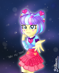 Size: 1080x1350 | Tagged: safe, artist:annaxeptable, artist:n-brillance, imported from derpibooru, supernova zap, equestria girls, base used, clothes, female, reaching, solo, su-z