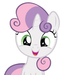 Size: 698x708 | Tagged: safe, artist:jan, edit, edited screencap, imported from derpibooru, screencap, sweetie belle, pony, unicorn, ask the crusaders, background removed, cute, diasweetes, female, filly, foal, looking at you, not a vector, open mouth, open smile, simple background, smiling, solo, transparent background