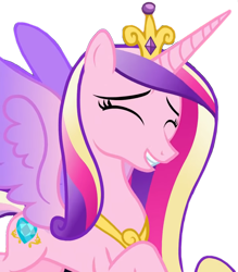 Size: 1280x1458 | Tagged: safe, artist:twilyisbestpone, edit, edited screencap, imported from derpibooru, screencap, princess cadance, alicorn, pony, best gift ever, background removed, eyes closed, female, simple background, smiling, solo, transparent background