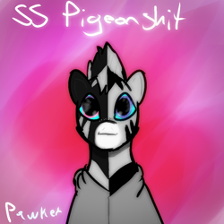 Size: 1000x1000 | Tagged: safe, artist:pawker, imported from derpibooru, oc, oc only, oc:sspigeonshit, earth pony, pony, commission, cute, pink, smiling, solo, swamp cinema