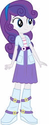 Size: 1600x4076 | Tagged: safe, artist:thehumanboywonder, imported from derpibooru, rarity, sweetie belle, equestria girls, palette swap, recolor, simple background, solo, white background