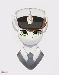 Size: 3218x4096 | Tagged: safe, artist:axtkatze, imported from derpibooru, oc, oc only, oc:grey shore, pony, bust, male, portrait, solo, stallion