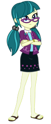 Size: 425x1017 | Tagged: safe, artist:mixiepie, edit, imported from derpibooru, juniper montage, equestria girls, crossed arms, feet, flip-flops, sandals, simple background, solo, transparent background, vector