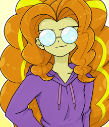 Size: 640x740 | Tagged: safe, alternate version, artist:batipin, imported from derpibooru, adagio dazzle, equestria girls, female, glasses, solo