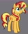 Size: 1800x2200 | Tagged: safe, artist:nonameorous, imported from derpibooru, sunset shimmer, pony, unicorn, equestria girls, female, gray background, mare, simple background, solo