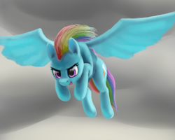 Size: 2000x1600 | Tagged: safe, artist:odooee, imported from derpibooru, rainbow dash, pegasus, pony, flying, simple background, solo