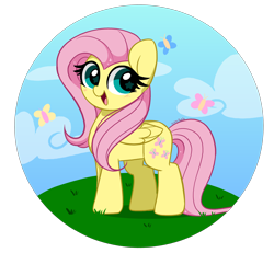 Size: 4662x4306 | Tagged: safe, artist:kittyrosie, imported from derpibooru, fluttershy, butterfly, pegasus, pony, blushing, cute, open mouth, shyabetes, simple background, starry eyes, transparent background, wingding eyes