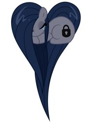 Size: 780x1024 | Tagged: safe, artist:reitanna-seishin, imported from derpibooru, oc, oc only, oc:minkie pie, earth pony, pony, bags under eyes, crying, female, heart pony, mare, obsidian pie, simple background, solo, transparent background